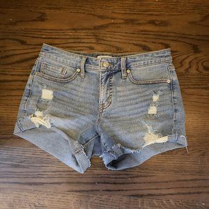 $8 Sofia Jeans by Sofia Vergara Lila Distressed Denim Shorts